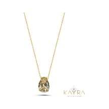Topaz Altın Kolye Akm179