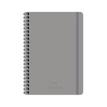 Keskin Color 17x24 Kareli Spiralli Premier Defter - Gri Çok Renkli