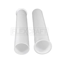 P2238 Boru Drenaj Uygulamaları İçin Plastik 8 İnç Flanşlı Süzgeç Kuyruk Parçası 1-1/2 İnç Beyaz Açık Ahşap