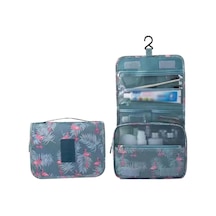 Mufunye Seyahat Tuvalet Çantası, Çok İşlevli Su Geçirmez, Gri Flamingo