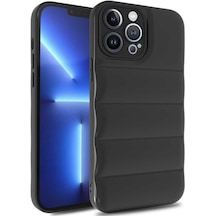 Apple iPhone 13 Pro Uyumlu Klfs Kasis Kılıf-siyah Siyah