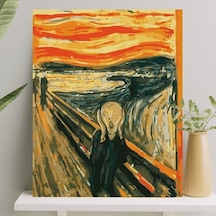Sayılarla Boyama Tuval Seti Fırça Boya Dahil Çıtalı 40x50 Cm - Çığlık Standart