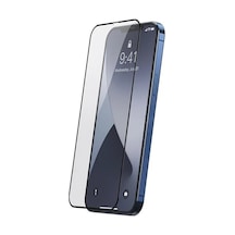 Baseus İphone 12 Pro Max 6.7 Ekran Koruyucu 0.3mm Full Anti Blue Light Tempered Cam Ekran Koruyucu 2- 5775
