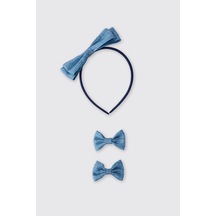 Panço Kız Bebek Taç Toka Seti 2522gb09018 Çok Renkli