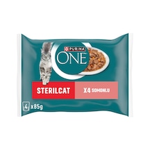Purina One Steril Somon Kısırlaştırılmış Yaş Kedi Maması 4 X 85 G - 6 Adet Tarı