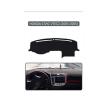 Honda Cıvıc Vtec2 2003-2005torpido Koruma Halısı Gri Kenar