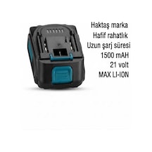 21v 1.5 Ah Li-ion Şarjlı Dal Budama Ve Matkap Bataryası - Yedek Akü - 907832527