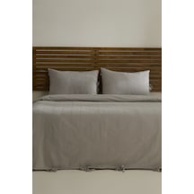 Karaca Home Carmine %100 Pamuk Çift Kişilik Nevresim Takımı Gri Gri