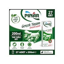 Tam Yağlı Süt 200 Ml X 27 Adet