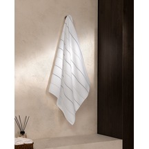 Madame Coco Celeste %100 Pamuk Banyo Havlusu - Beyaz - 70x140 Cm 8684427342411 Çok Renkli