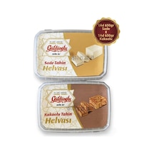 Tahin Helvası Paketi - 1 Adet Sade 650g + 1 Adet Kakaolu 650g