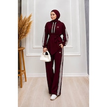 Ceylin Modaaa Alt Üst Bordo Bordo