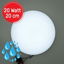 Dış Mekan Yuvarlak Sıva Üstü 20W Led Panel Armatür Trafolu Beyaz