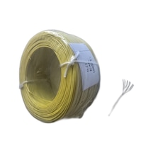 Chester 7 Damarlı Kalaylı Tam Bakır Montaj Kablosu 0.22 Mm 100 Metre - Sarı