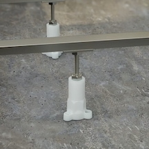 VitrA Leaf 59916514000  Metal Çerçeve Ayak, 90x90 cm Krom