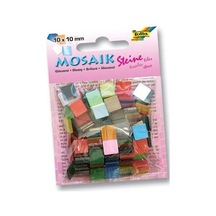 Folia Parlak Mozaik 10X10 Mm. 190 Adet Karışık Renk