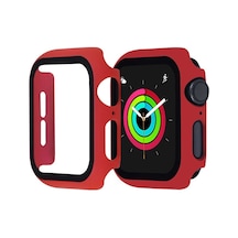 Smcase  Apple Uyumlu  Watch  42  MM  Tam Kapatan Cam Tam Kapatan Gard Ekran Koruyucu
