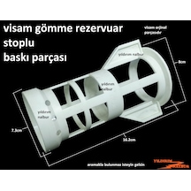 Visam Gömme Rezervuar İç Takım Boşaltma Stoplu Baskı Parçası