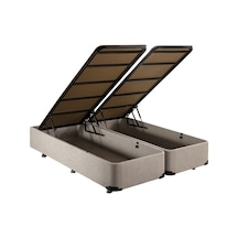 Nironyatak Niron Baza - 140X190 Cm Çift Kişilik Sandıklı Klasik Kumaş Baza