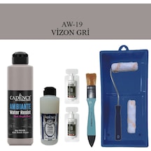 Fayans Tezgah B-ambiente Islak Zemin Aw-19 Vizongri 250ml Katalizör 20gr Taş Vernik 120 Satenruloset