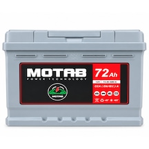 Motab 12v 72 Ah 680a Alçak Tip Otomobil Aküsü 2026 Üretim