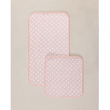 Madame Coco Brume Puantiyeli 2'li Banyo Paspası - Pembe 8684427127797 Pudra