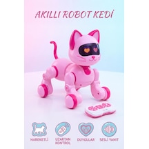 Akıllı Robot Kedi Zeka Dolu Eğitici Uzaktan Kumandalı Sesli Ve Hareketli Oyuncak Kedi