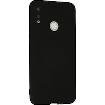 P Smart 2019 Kılıf Nano İçi Kadife Silikon - Siyah