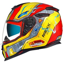 Nexx Sx.100 Gİgabot Kask Kırmızı - Sarı