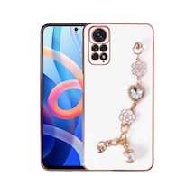 Zore Redmi Note 11 Pro 5g Kılıf El Tutamaçlı Kamera Korumalı Ogaa Taka Silikon Kapak - Beyaz