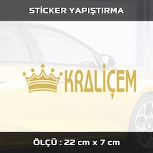 KRALİÇEM sticker etiket araba  motosiklet uyumlu