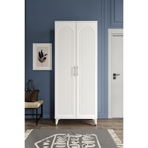 Kale Metal Kulp Kla2190 Ayakkabılık Portmanto Vestiyer Beyaz Gümüş Beyaz - Gümüş