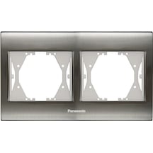 Panasonic Thea Blu Inox Beyaz İkili Çerçeve Wbtf08025ın Tr