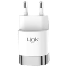 Linktech G827 Premium 33 W Type-C USB-A Mini Şarj Adaptörü Beyaz
