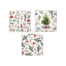 Boyner Evde Kağıt Peçete 33x33cm 16 Adet 3 Desen, 5003097272