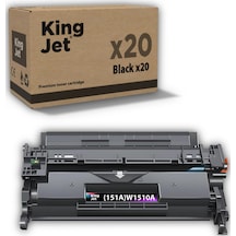 Kingjet Hp Uyumlu 151a W1510a Standart Kapasiteli Çipli 20'li Paket Uyumlu Toner Mfp 4103fdw