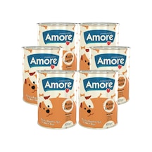 Amore Kuzu Parça Etli Yetişkin Köpek Konservesi 6 x 400 G