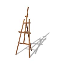 Renkli Şövale - Çanakcı Ahşap 172 Cm Resim Şovale Ressam Sehpası N11.17