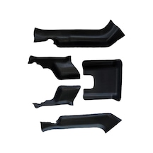 Ferrous Autoaccessories Dacia Duster İle Uyumlu Oem Halı Koruma Kapağı Kapı Eşiği Plastiği 2018 Ve Üstü