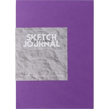 Fanart Sketch Journal A5 Ivory Kağıt Mor Kapak Eskiz Defteri