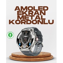 Şık Metal Kasa Ve Değiştirilebilir Kordonlarla Sw80 Smartwatch