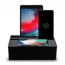 Alldock Wireless Kablosuz Şarj Standı - Siyah