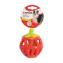 Camon Tpr Ödül Hazneli Isırma Ve Zeka Geliştirici Çilek Elma Köpek Oyuncağı 13 Cm