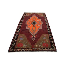 Kilim Antik El Dokuma Yün Yörük Bayburt Kilimi 0046 - Yeni - Çok Renkli
