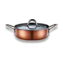 Brioni Copperfield İndiksüyon Basık Tencere 26 Cm Cpf124