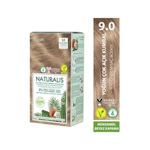 Nevacolor Naturalis Vegan Amonyaksız Yoğun Çok Açık Kumral 9.0 Kalıcı Krem Saç Boyası Seti