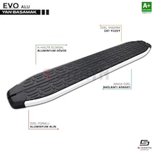 S-dizayn Mg Hs Evo Aluminyum Yan Basamak 183 Cm 2021-2024 A+ Kalite