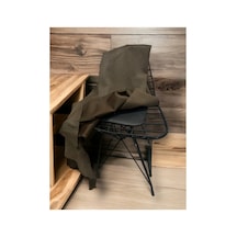 Kahverengi Dokulu Peluş Kumaş 100x150cm Koltuk Şalı, Ev Tekstili Kahverengi Kahverengi