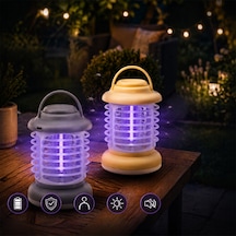 360 Korumalı Uv Işıklı Sinek Kovucu - Kamp Tipi - Şarjlı Fener