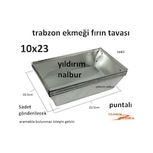 Trabzon Ekmeği 10x23 Fırın Tavası Puntalı Minik Tekli Taş Fırın T